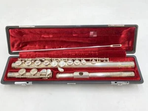 YAMAHA YFL-311 Flute Solid Silver Headjoint Used with Hard Case - Picture 1 of 18