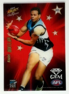 2009 Select AFL Champions Stars Red Gem Card SG22: Daniel Motlop (Port Adelaide) - Picture 1 of 2