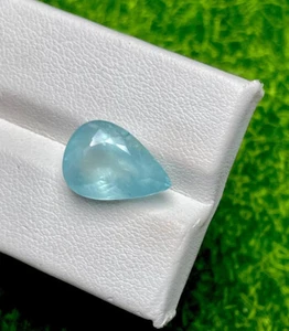 5.50CT FINE QUALITY 100% NATURAL AQUAMARINE LOOSE GEMSTONE - Picture 1 of 3