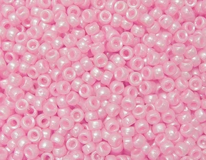 Mini cuentas de pony rosa perla 7 mm 1000 piezas EE. UU. para manualidades niños escuela joyería kandi - Imagen 1 de 1