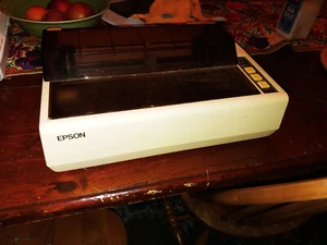 Vintage 1981 Epson RX-80F/T Nadeldrucker 9 Pin P80RB Traktor Feed XT AT - Bild 1 von 7