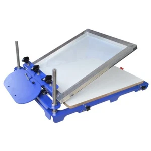 1 Color 1 Station Silk Screen Printing Press Machine Micro-adjust 20x24'' Pallet - Bild 1 von 10