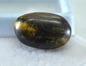 20.40 Ct Natural Certified Rare Tiger eye Top Grade GIFT Loose Gemstone TG22 - Picture 1 of 5