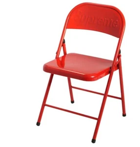 Brand new red Supreme folding chair - Picture 1 of 2