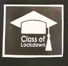 Class of lock down stencils for etching glass  university  college  quarantine