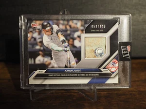 Aaron Judge Yankee Joins Babe Ruth 2024 Topps Now Game Used Base Relic 594A /125 - Picture 1 of 4
