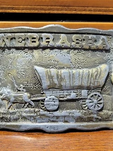 Fibbia per cintura vintage 1978 PPI Denver Colorado NEBRASKA  - Foto 1 di 8