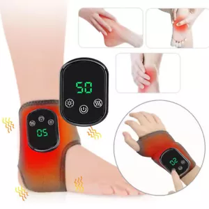 Foot Ankle Massager Vibration Infrared Hot Compress Joint Sprain Pain Relieve A+ - Picture 1 of 12