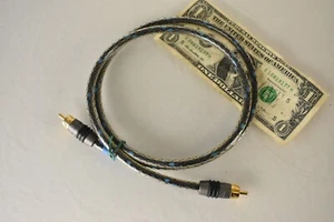 1m Straight Wire Mega-Link II Coaxial Digital Audio RCA Interconnect Cable -READ - Picture 1 of 4
