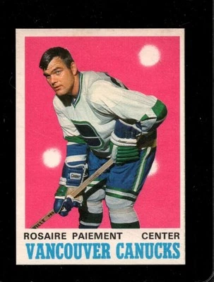 1970-71 O-PEE-CHEE #226 ROSAIRE PAIEMENT NMMT (RC) CANUCKS *X77014 - Image 1 of 2