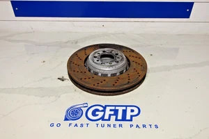 21-25 BMW M3 G80 OEM LH DRIVERS FRONT LEFT DISK BRAKE ROTOR DRILLED SLOTTED - Foto 1 di 3