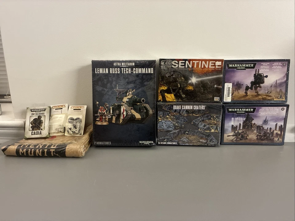 Warhammer 40k Guardia Imperial Ejército Lote NUEVO Sellado Juegos Taller ¡ENVÍO GRATUITO! Foto 1 de 4