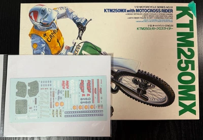TAMIYA KTM250 con MOTOCROSS RIDER 1/12. Articolo 14051 con NUOVE... - Immagine 1 di 4