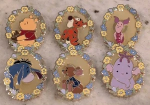 Full Set - Winnie The Pooh Portraits Blind Box Pins - NEW - Picture 1 of 5