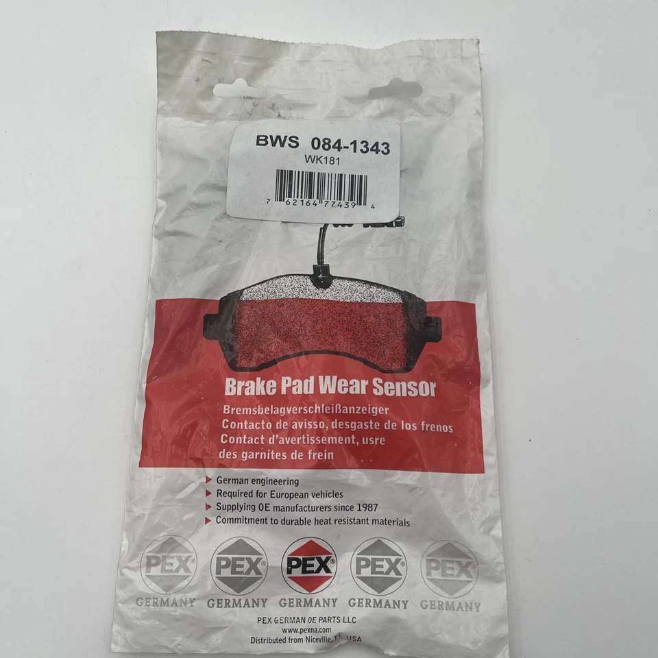 Sensor de desgaste de pastillas de freno Carquest Wearever: BWS 084-1343 Foto 1 de 4