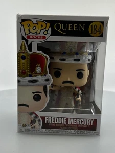 Funko POP! Rocks Queen Freddie Mercury #184 Vinyl Figur BESCHÄDIGTE BOX SIEHE BILDER - Bild 1 von 14