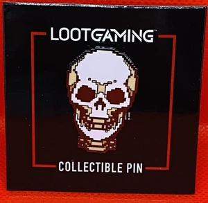 Loot Crate Loot Gaming Collectible Skull Skeleton Pin 2021 - Picture 1 of 3