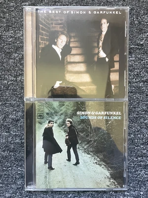 Lot of 2 Simon & Garfunkel CDs: Sounds of Silence + The Best of Simon & Garfunkl Foto 1 de 4