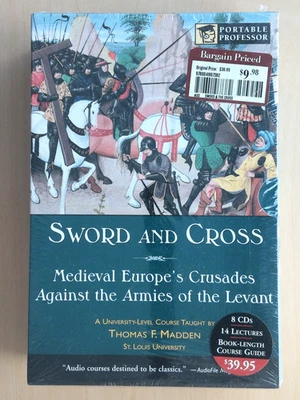 Thomas F Madden Crusades 8 CDs AUDIO Lectures SWORD AND CROSS Portable Professor Foto 1 de 4
