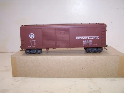 HO BOWSER 40' DOUBLE DOOR BOXCAR PENNSYLVANIA PRR 69865 - Image 1 of 4