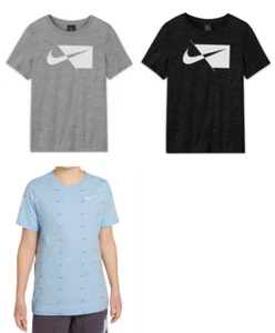 New Nike Big Boys Short-Sleeve Training Shirt Choose Size & Color MSRP $25 - Picture 1 of 3