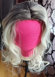 Natural Volume Silk Top Milky White 🤍 Hair Topper 6x5 Blonde Extensions 16" - Picture 1 of 4