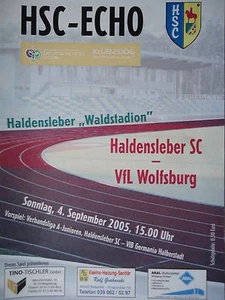 Programm 4.9.2005 Haldensleber SC - VfL Wolfsburg - Picture 1 of 1