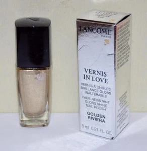 LANCOME Golden Riviera #340 Vernis In Love Gloss Shine Nail Polish FULL SZ BNIB - Picture 1 of 2