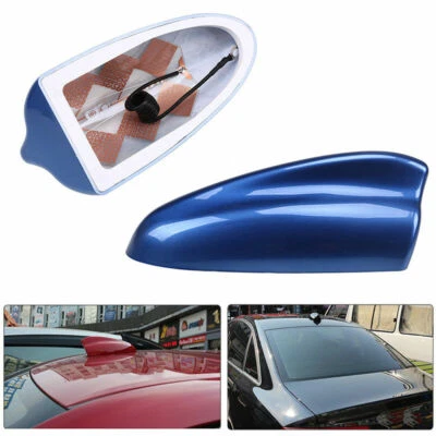 Cubierta de antena aérea de aleta de tiburón señal AM/FM de techo automático universal para automóvil Foto 1 de 4