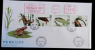 Pond Life FDC 2001, Frogmore Meter Mark, Frogmore, Camberley cds