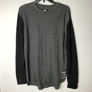 Camisa Top Térmica Ecko Hombre Talla L Negra Y Gris Acanalada Manga Larga - Imagen 1 de 8