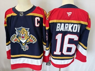 ¡OFERTA! Cosido Barkov Aleksander #16 Florida Panther nombre y número regalo para ventilador Foto 1 de 4