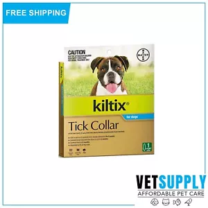 Kiltix Tick Collar For Dogs Fits For All Water Resistant 1 Piece - Picture 1 of 1