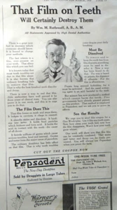 1918 Pepsodent - National Biscuit Company Magazine Print Ad vintage ephemera - Picture 1 of 3