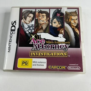 Ace Attorney Investigations: Miles Edgeworth (Nintendo DS, 2010 PAL) CIB VGC - Picture 1 of 4