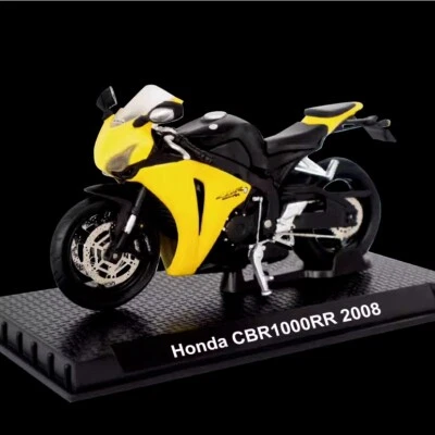Mini Honda CBR1000RR 2008 Fireblade modelo motocicleta caja acrílica escala 1/24 Foto 1 de 4