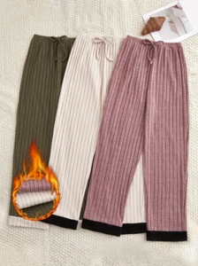 Damen Jogginghose Fleecehose Hose 3er Set Fitness Sport Leggings Bequem Relax - Bild 1 von 9