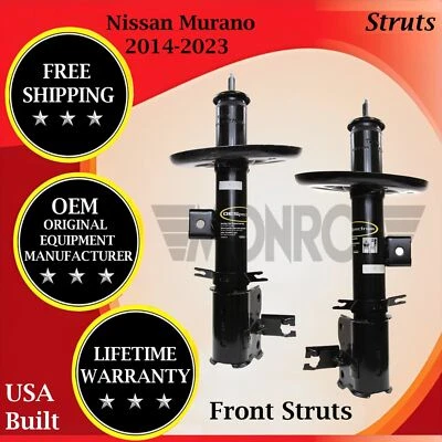 Puntales delanteros Monroe OEM para Nissan Murano 2014-2023 2,5 L 3,5 L garantía de por vida Foto 1 de 4