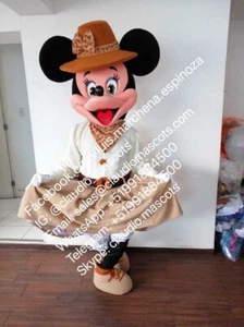 Minnie Mouse Mäuse Safari Spezial Maskottchen Kostüm Cosplay Botarga Halloween - Bild 1 von 6