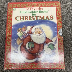 Vintage 1985 12 Favorite Little Golden Books for Christmas Frosty Rudolph - Picture 1 of 11