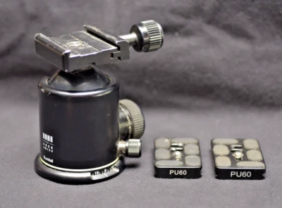 Cabezal de trípode Arca Swiss Monoball con 2 placas de montaje PU60 Foto 1 de 4