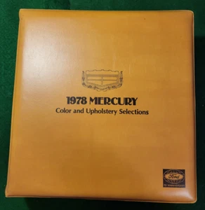 1978 Mercury Farbe & Polster Auswahl Album: Cougar XR7 - spätere Updates hinzugefügt - Bild 1 von 24