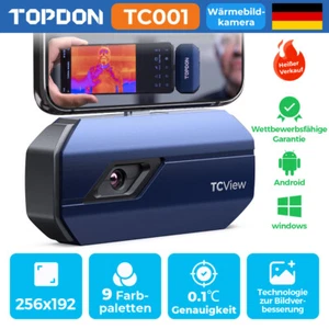 TOPDON TC001-E Wärmebildkamera Android IR Thermometer 256x192 25Hz 40MK Type-C - Bild 1 von 12