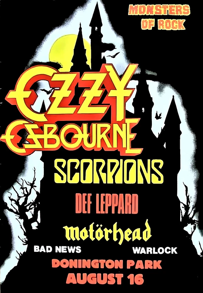 OZZY OSBURNE POSTER PHOTO PRINT 12" x 18" - Image 1 of 1