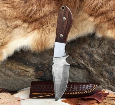 大马士革折叠口袋刀带小缺陷手工制作(见说明) — 第 1/4 张图片