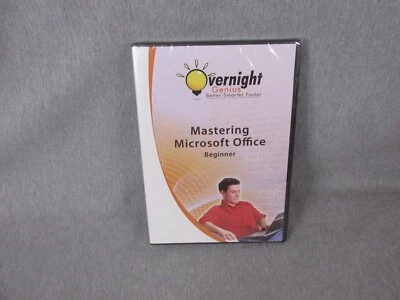 OVERNIGHT GENIUS MASTERING MICROSOFT OFFICE BEGINNER CD-ROM 2008 - Image 1 of 3