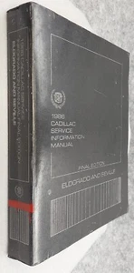 1986 Cadillac Eldorado Service Manual FINAL EDITION Shop Repair Seville OEM - Bild 1 von 24
