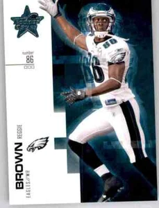 2007 Rookies & Stars Longevity Reggie Brown NFL Base Card PWE Eagles #10 - Picture 1 of 2