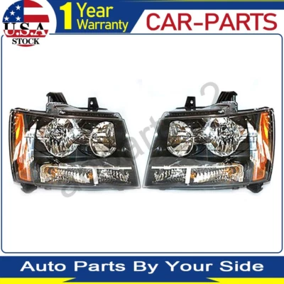 Conjunto de faros izquierdo derecho TYC para Chevrolet Suburban 1500 2010 2009 2008 Foto 1 de 4