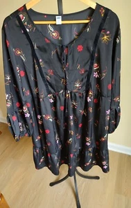 6 Floral Old Navy Dresses Size XXL Long Sleeve, Short Sleeve, Sleeveless - Picture 1 of 12